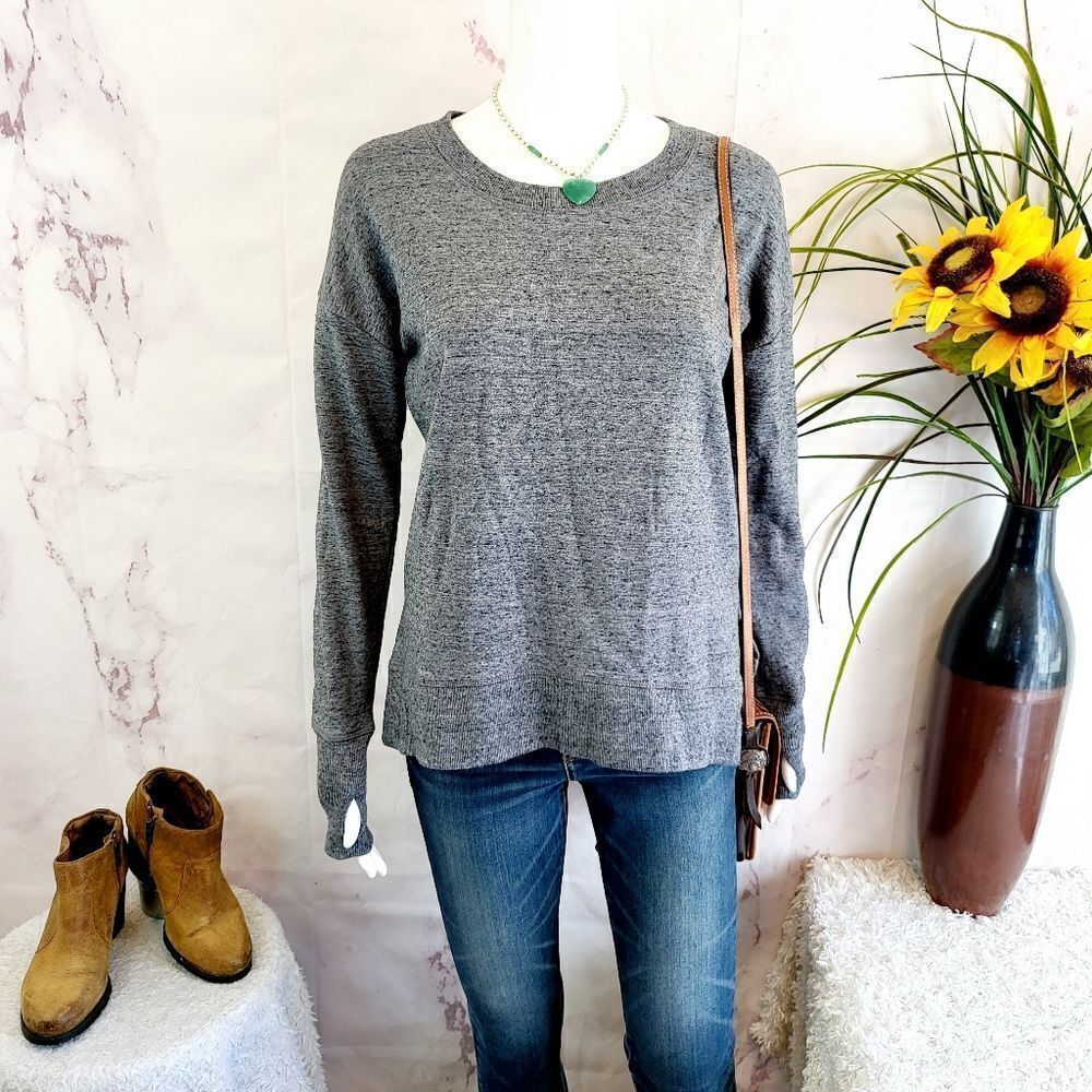 Athleta pullover soft fleece lined sweater